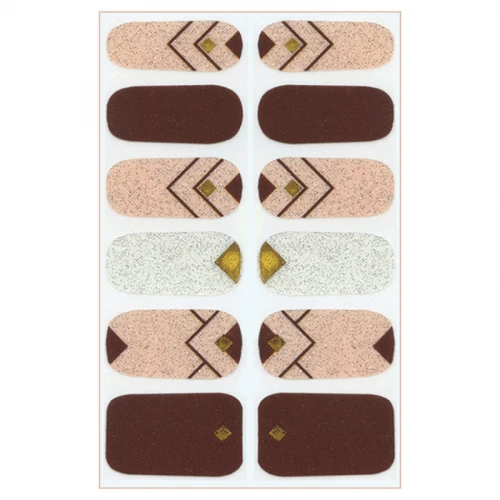 استیکر طراحی ناخن مدل ژله ای کد H44