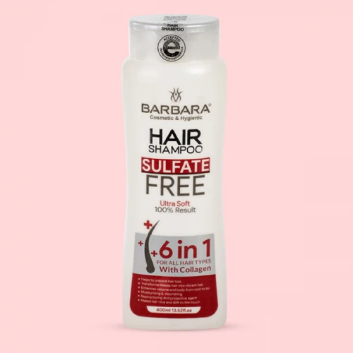 شامپو مو بدون سولفات باربارا مدل Ultra Soft حجم 400 میلی لیتر