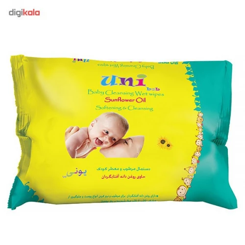 دستمال مرطوب یونی بب مخصوص کودک - بسته 63 عددی
