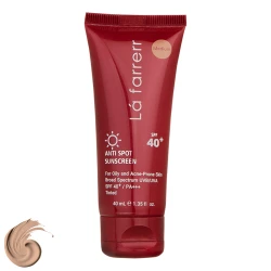 خرید کرم ضدآفتاب و ضدلک رنگی لافارر مدل SPF40-Medium