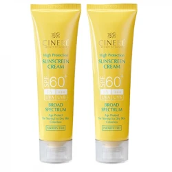 خرید کرم ضد آفتاب سینره با SPF60، مجموعه 2 عددی
