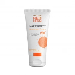 خرید کرم ضد آفتاب بدون رنگ نئودرمSPF 50مدلinvizible_normal ‌