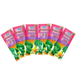 خرید کرم برنزه کننده فلورسان مدل ICE BRONZING CREAM بسته 6 عددی
