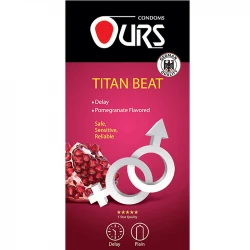 خرید کاندوم اورز Titan Beat | بسته 12 عددی