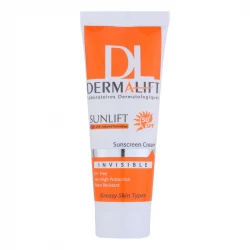 ضدآفتاب بی‌رنگ درمالیفت SPF50 | پوست چرب