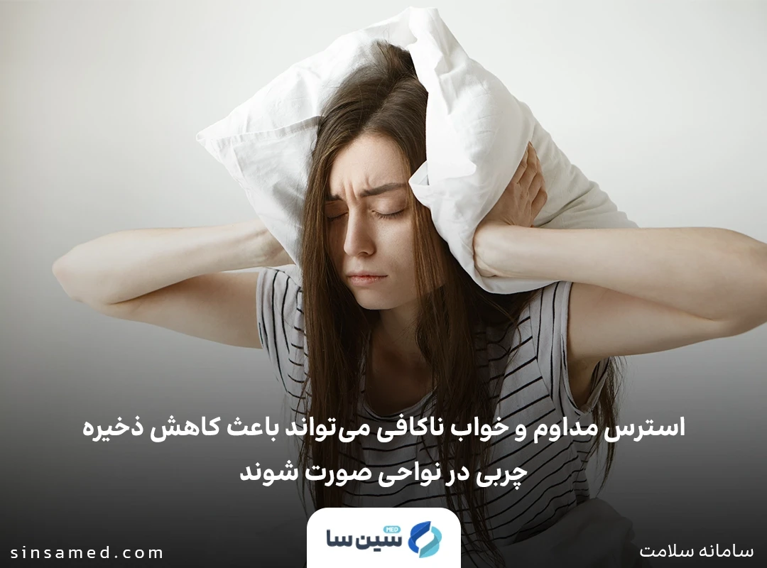 تاثیر سبک زندگی و استرس بر روی چاقی صورت