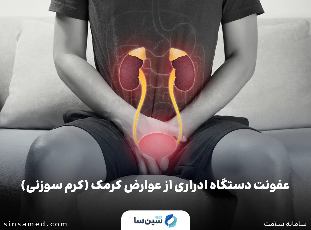 عفونت دستگاه ادراری از عوارض ابتلا به عفونت کرمک (کرم سوزنی)