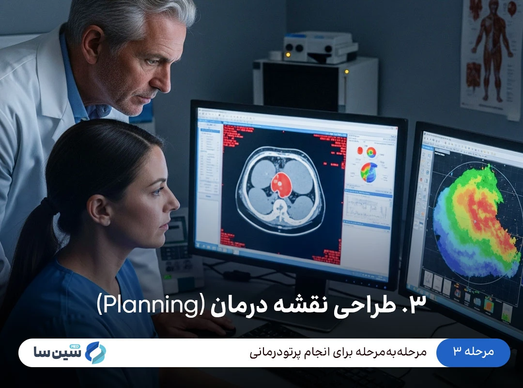 مرحله ۳ پرتودرمانی: طراحی نقشه درمان (Planning)