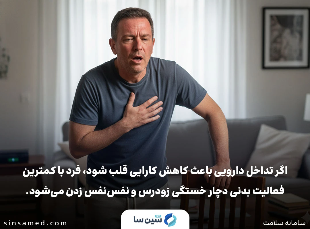 عوارض قلبی و عروقی ناشی از تداخلات دارویی