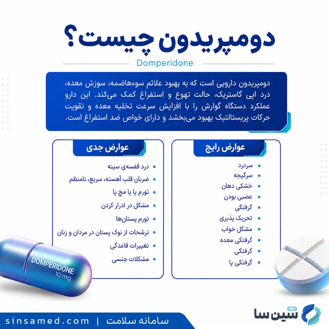 عوارض رایج و جدی دومپریدون